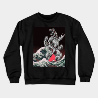 Mechazilla In Red Wave Japan Crewneck Sweatshirt